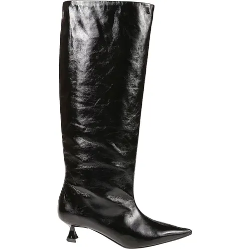 Schlaffe High Shaft Stiefel , Damen, Größe: 36 EU - Ganni - Modalova