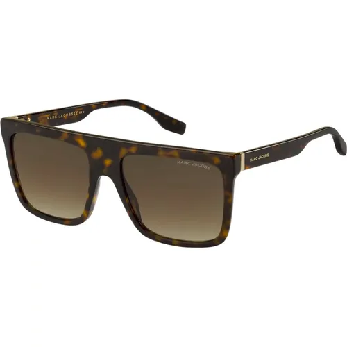 Dunkel Havana/Braun Getönte Sonnenbrille,Stylische Sonnenbrille Marc 639/S - Marc Jacobs - Modalova