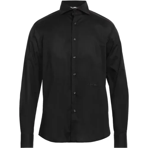 Besticktes Baumwollhemd Regular Fit , Herren, Größe: M - Aquascutum - Modalova