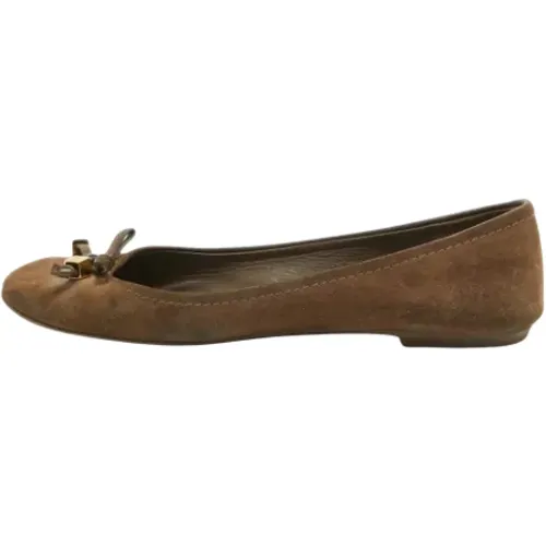 Pre-owned Suede flats , female, Sizes: 5 UK - Louis Vuitton Vintage - Modalova