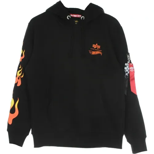 Flame Hoody Hot Wheels Herren Hoodie - alpha industries - Modalova