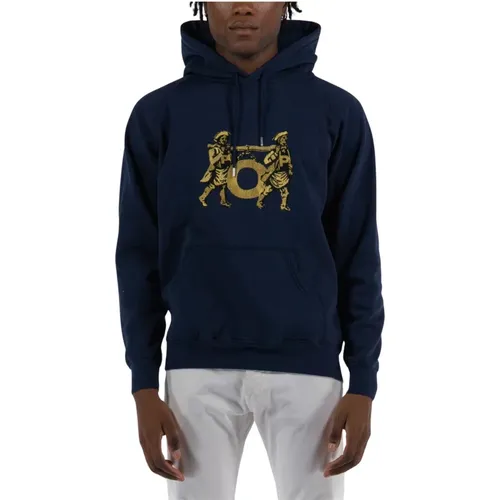 Hooded Embroidered Sweatshirt , male, Sizes: S, L, M - Pop Trading Company - Modalova