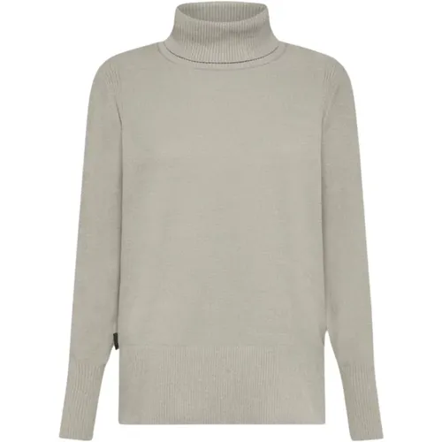 Chenille Rollkragenpullover Velvet Vent , Damen, Größe: L - RRD - Modalova