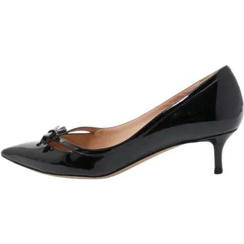 Pre-owned Leather heels , female, Sizes: 3 1/2 UK - Valentino Vintage - Modalova