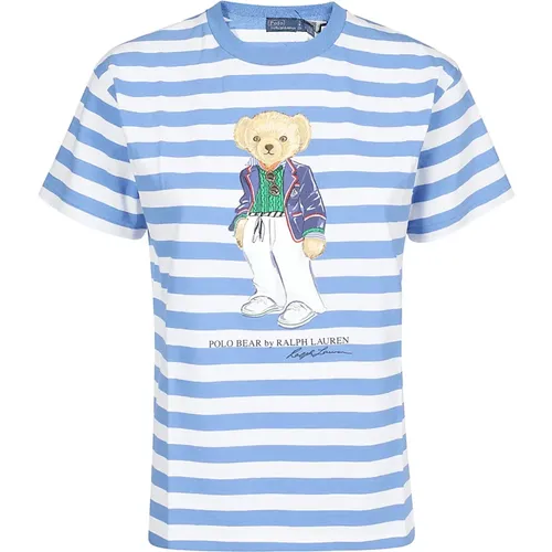 Bear Print T-Shirt , female, Sizes: S - Ralph Lauren - Modalova