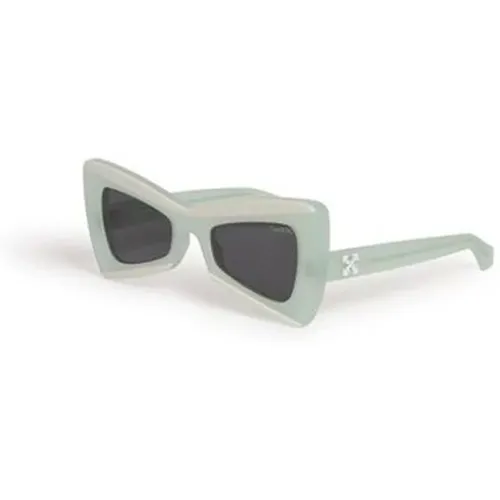Stylish Women's Sunglasses , female, Sizes: 53 MM - Off White - Modalova