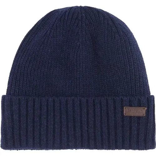 Marineblauer Carlton Beanie Hut - Barbour - Modalova