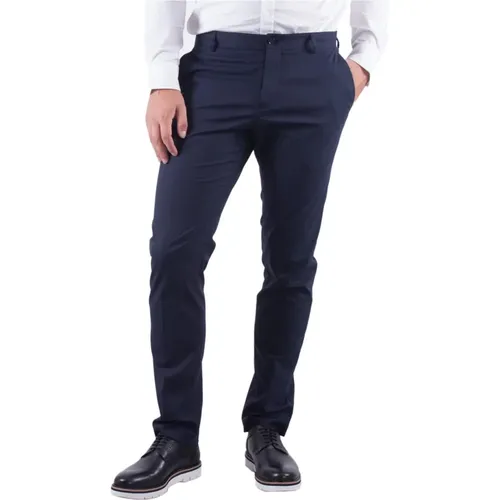 Zip and Button Trousers for Men , male, Sizes: M, XS - Selected Homme - Modalova