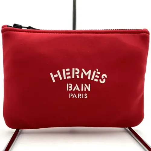 Pre-owned Fabric pouches , female, Sizes: ONE SIZE - Hermès Vintage - Modalova