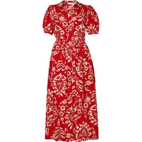 Rotes Oriental Dream Kleid , Damen, Größe: M - Liu Jo - Modalova