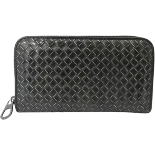 Pre-owned Leather wallets , male, Sizes: ONE SIZE - Bottega Veneta Vintage - Modalova