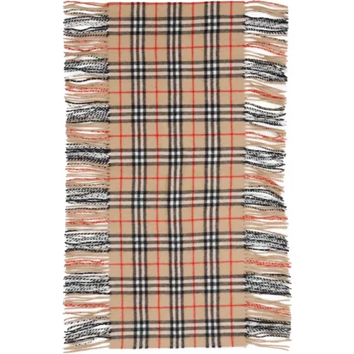 Luxury Cashmere Scarf Nude Neutrals , female, Sizes: ONE SIZE - Burberry - Modalova