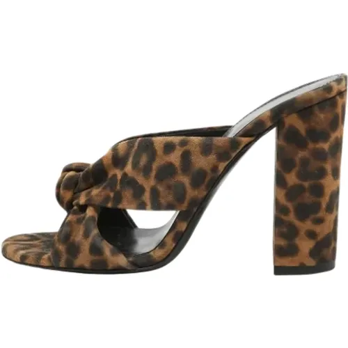 Pre-owned Wildleder sandals , Damen, Größe: 36 EU - Yves Saint Laurent Vintage - Modalova