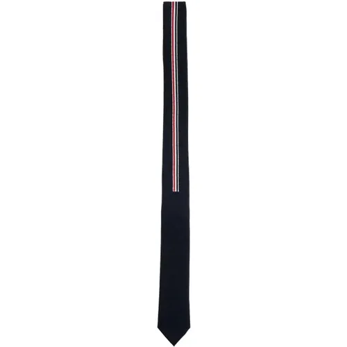 Classic Tie with GG Application , male, Sizes: ONE SIZE - Thom Browne - Modalova