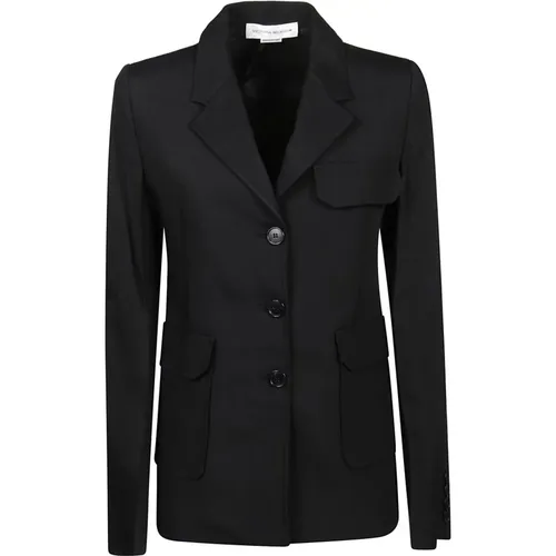 Single-Breasted Jacket , female, Sizes: XS - Victoria Beckham - Modalova