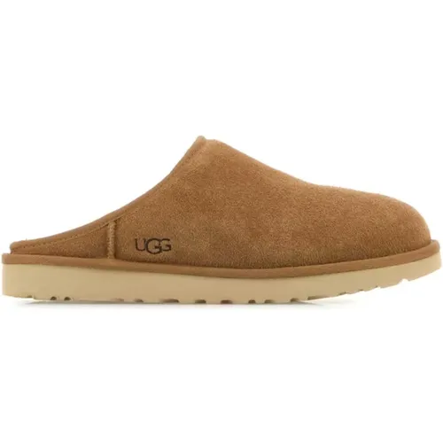 Klassische Kamel Wildleder Hausschuhe , Herren, Größe: 41 EU - Ugg - Modalova