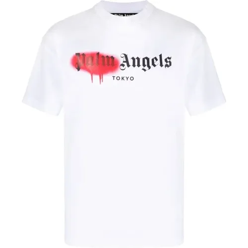 T-Shirt , Herren, Größe: XL - Palm Angels - Modalova