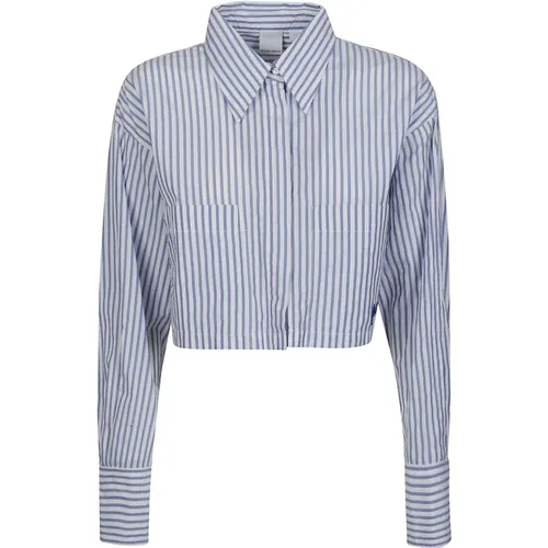 Pergusa Bianco/Azzurro Shirt Pinko - pinko - Modalova