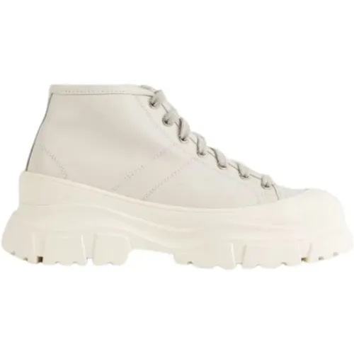 Graue Leder High-Top Sneakers , Damen, Größe: 39 EU - Sofie D'hoore - Modalova