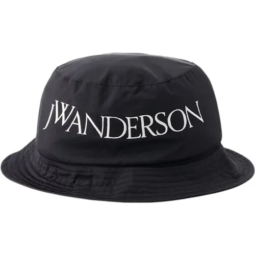 Schwarzer Logo Bucket Hat - Nylon , unisex, Größe: M - JW Anderson - Modalova