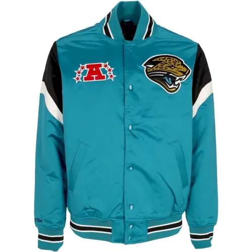 Jacksonville Jaguars Bomber Jacket NFL Team Colors , male, Sizes: M, S, XL - Mitchell & Ness - Modalova