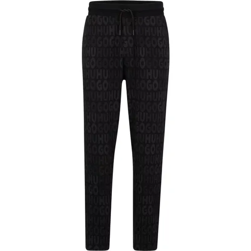 Men Dleets Relaxed Fit Joggers , male, Sizes: L - Hugo Boss - Modalova