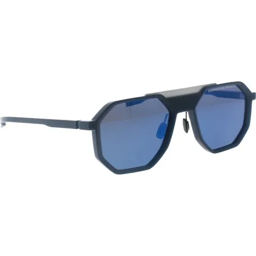 Blaue Verspiegelte Sonnenbrille - Exklusives Angebot - Porsche Design - Modalova