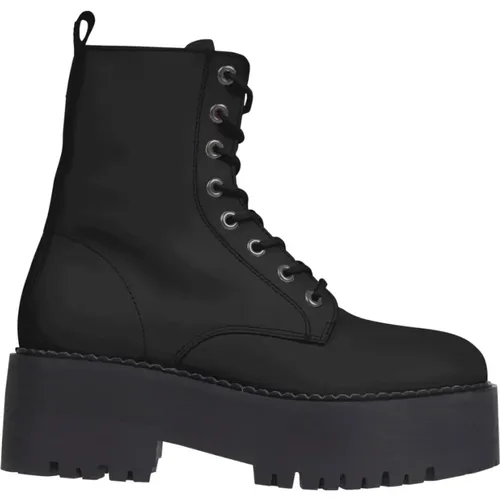 Zip-Up Ankle Boots , female, Sizes: 6 UK, 3 UK, 8 UK, 5 UK - Tommy Jeans - Modalova