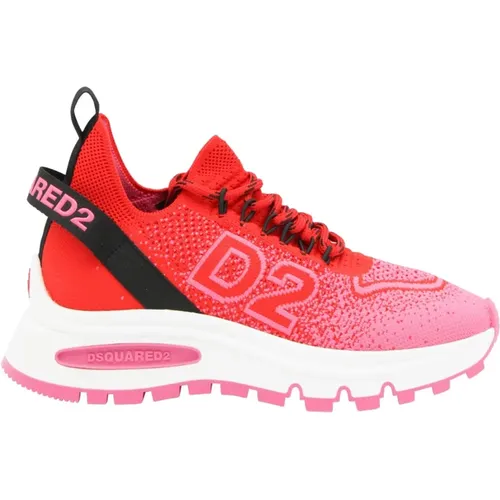 Lebhafte Ledersneakers Dsquared2 - Dsquared2 - Modalova