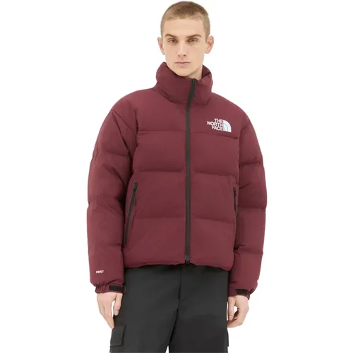 Bestickte Nuptse Daunenjacke - The North Face - Modalova