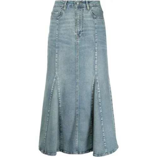 Denim Skirt , female, Sizes: S - Ganni - Modalova