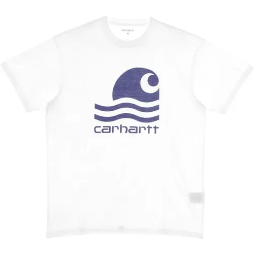 Weißes Submarine Herren Schwimm T-Shirt - Carhartt WIP - Modalova