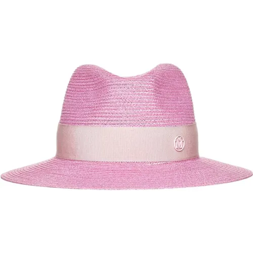 Bubblegum Braided Hat , female, Sizes: S - Maison Michel - Modalova