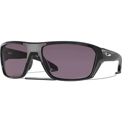 Schwarze Ink Sonnenbrille mit Prizm Grey , Herren, Größe: 64 MM - Oakley - Modalova