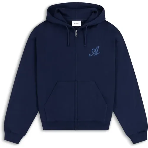 Maine Reißverschluss Hoodie , Herren, Größe: XS - Axel Arigato - Modalova