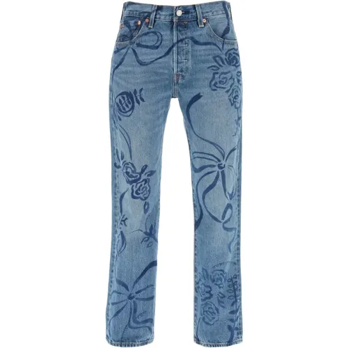 Gerades Jeans , Damen, Größe: L - Collina Strada - Modalova
