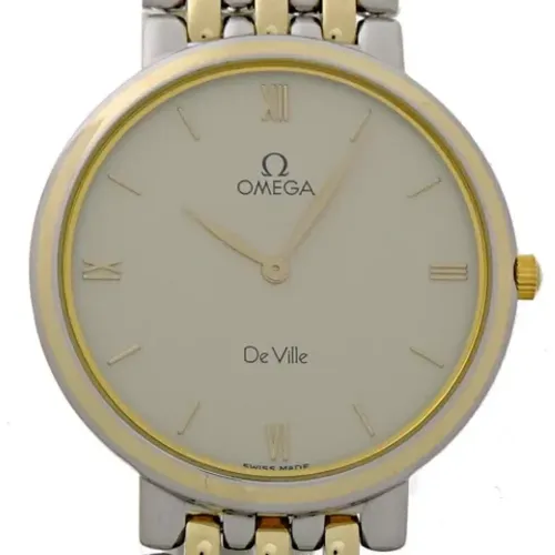 Pre-owned Metal watches , male, Sizes: ONE SIZE - Omega Vintage - Modalova