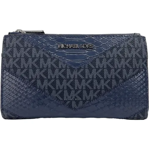 Python Texture Wristlet Wallet , Damen, Größe: ONE Size - Michael Kors - Modalova