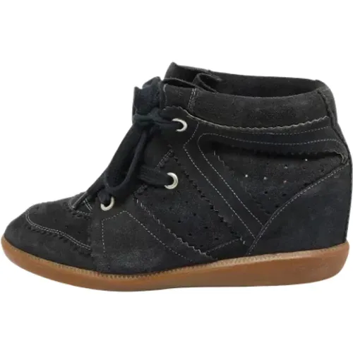 Pre-owned Suede sneakers , female, Sizes: 7 UK - Isabel Marant Pre-owned - Modalova