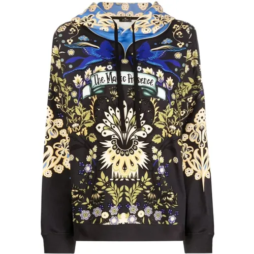 Schwarzer Casual Baumwoll Hoodie Pullover - ETRO - Modalova