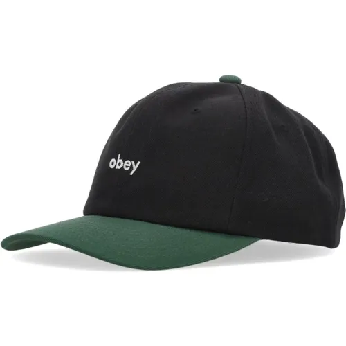 Curved Visor 6panel Classic Hat , male, Sizes: ONE SIZE - Obey - Modalova