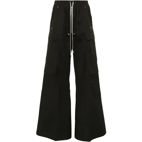 Cargo Pants with Cargo Belts , male, Sizes: L - Rick Owens - Modalova