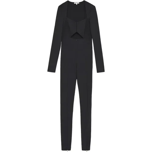 Suitpants Essential long-sleeved jumpsuit , female, Sizes: M, XS, S - PATRIZIA PEPE - Modalova