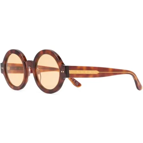 VQANakagin Tower Blonde Havana Sunglasses , unisex, Sizes: 50 MM - Marni - Modalova