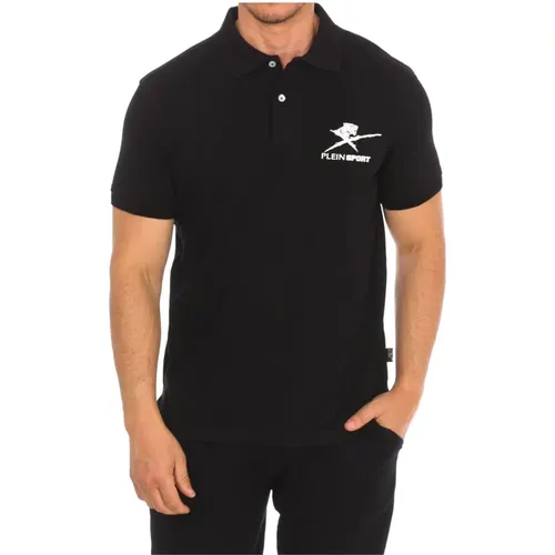 Polo-Shirt mit kurzen Ärmeln , Herren, Größe: XL - Plein Sport - Modalova