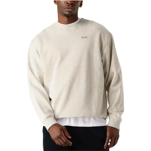 Ocean Sweatshirt Entspannter Stil , Herren, Größe: S - Forét - Modalova