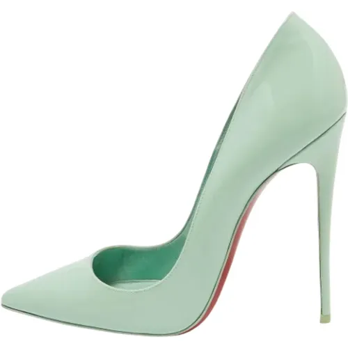 Pre-owned Leather heels , female, Sizes: 7 UK - Christian Louboutin Pre-owned - Modalova