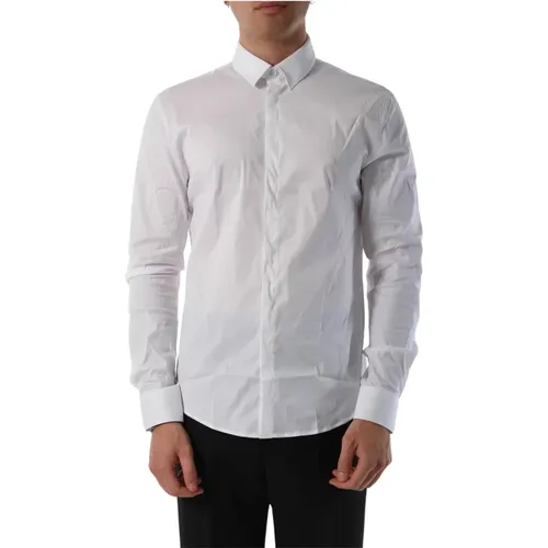 Slim Fit Cotton Twill Shirt , male, Sizes: 2XL, S, M - PATRIZIA PEPE - Modalova