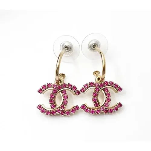 Pre-owned Fabric earrings , female, Sizes: ONE SIZE - Chanel Vintage - Modalova