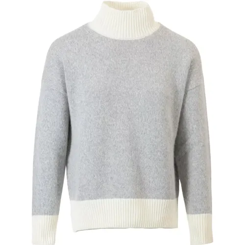 Wool Blend High Neck Sweater , female, Sizes: 2XS, S, XS - PESERICO - Modalova